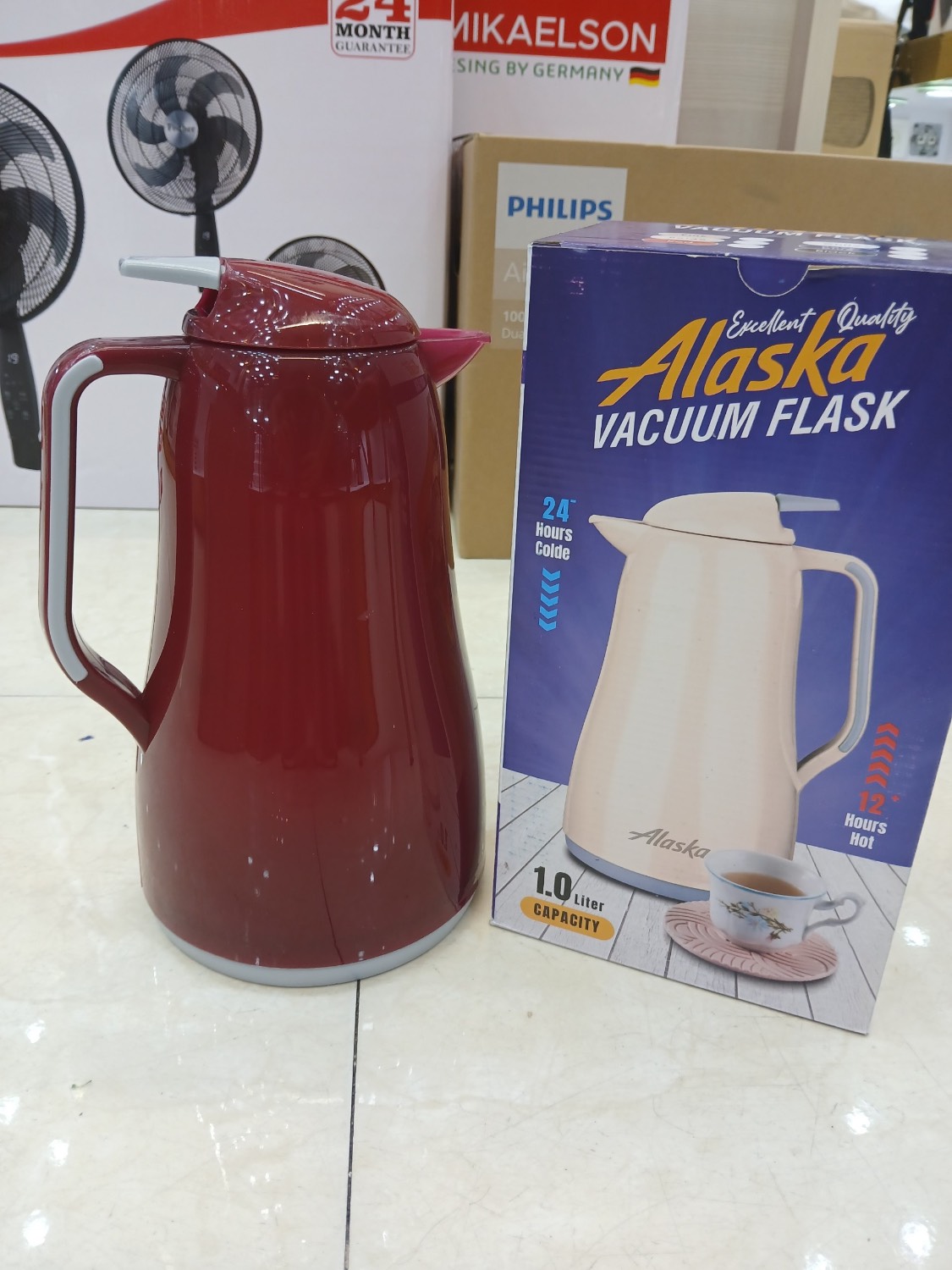 فلاسک ملامینه شیشه دار آلاسکا